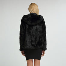 Load image into Gallery viewer, Women's Genuine Rabbit Fur Coat Fuzzy Warm Fur Jacket Winter Outware 151249H