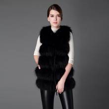 Load image into Gallery viewer, Raccoon Fur Vest Women's Real Fur and Leather Winter Girl's Warm Outerwear Fur Vest