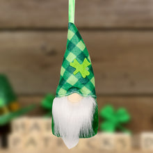 Load image into Gallery viewer, St Patricks Day Gnome Plush Elf Decorations green Pendant Decoration 22B57