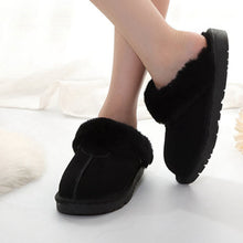 Load image into Gallery viewer, Women’s Memory Foam Slippers Faux Fur Lining House Shoes Indoor & Outdoor 22S35