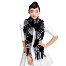 Load image into Gallery viewer, Scarfs for Women Real REX BIG Rabbit Fur Scarf Wrap Cape 050103