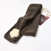Load image into Gallery viewer, Women's Winter Warm Cross Plush Scarf 22525