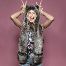 Load image into Gallery viewer, Simplicity 3-in-1 Multi-Functional Animal Hat, Scarf, & Mitten Combo 22614