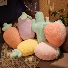 Load image into Gallery viewer, Plush Fruit Cushion Cartoon Sofa Pillow Bedside Back 22B42