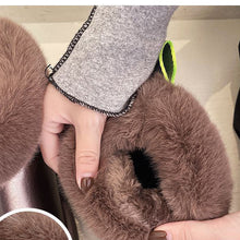 Load image into Gallery viewer, FUR STORY Fashion Pu Leather Keep Warm Thickened Winter Booties For Women 22S28