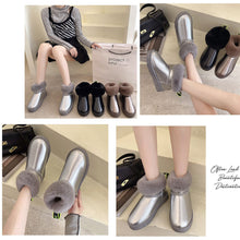 Load image into Gallery viewer, FUR STORY Fashion Pu Leather Keep Warm Thickened Winter Booties For Women 22S28