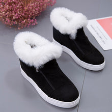 Load image into Gallery viewer, Winter Flat Boots Casual Ankle Snow Boots  Platform Thick Plush Shoes for Women 22S36