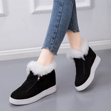 Load image into Gallery viewer, Winter Flat Boots Casual Ankle Snow Boots  Platform Thick Plush Shoes for Women 22S36