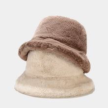 Load image into Gallery viewer, Furry Bucket Hat Fluffy Winter Warmer Fisherman Cap for Women 22167