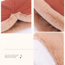 Load image into Gallery viewer, Women's plush bucket hat Mongolian hat in winter 22624