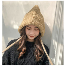 Load image into Gallery viewer, Women's Winter Beanie Hats Trapper Hat with Claimond Veins Warm Furry Hat 22627