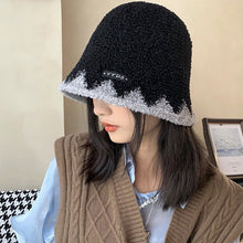 Load image into Gallery viewer, Fuzzy Bucket Hats for Women Furry Bucket Hat Winter 22628