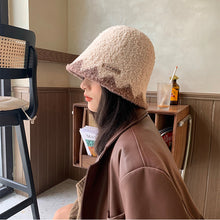 Load image into Gallery viewer, Fuzzy Bucket Hats for Women Furry Bucket Hat Winter 22628
