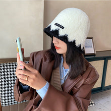 Load image into Gallery viewer, Fuzzy Bucket Hats for Women Furry Bucket Hat Winter 22628