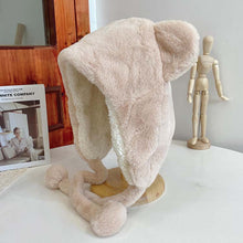 Load image into Gallery viewer, Winter trapper caps bear ears hats plush animal helmet cap 22631
