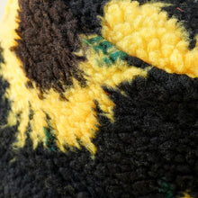 Load image into Gallery viewer, Sun flower plush Bucket Hat Fluffy Warm Hat for Women 22639