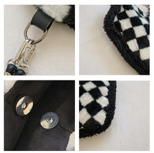 Load image into Gallery viewer, Heart Shaped Handbag Women's Faux Fur Cross-Body Bag Shoulder Bag 22412