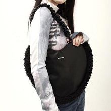 Load image into Gallery viewer, Women's Faux Fur Cross-Body Bag Heart Shaped Handbag  Shoulder Bag 22413