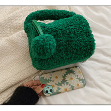 Load image into Gallery viewer, Ladies Fluffy Shoulder Bag Women Furry Purse Fluffy Tote Bag 22414
