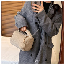 Load image into Gallery viewer, Ladies Fluffy Shoulder Bag Women Furry Purse Fluffy Tote Bag 22414