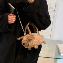Load image into Gallery viewer, Women Mini Plush Shoulder Bag Fashion Fluffy handbag Soft Warm 22421