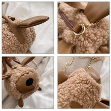 Load image into Gallery viewer, Women Mini Plush Shoulder Bag Fashion Fluffy handbag Soft Warm 22421