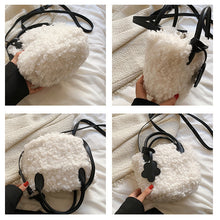 Load image into Gallery viewer, Fluffy Shoulder Bag Plush Handbag Tote Bag Ladies Messenger Bags 22430