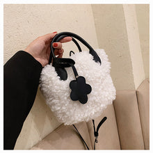 Load image into Gallery viewer, Fluffy Shoulder Bag Plush Handbag Tote Bag Ladies Messenger Bags 22430