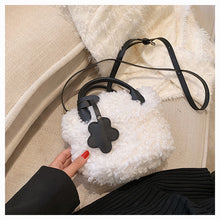 Load image into Gallery viewer, Fluffy Shoulder Bag Plush Handbag Tote Bag Ladies Messenger Bags 22430