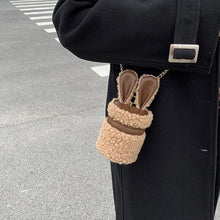 Load image into Gallery viewer, Shoulder Bags Ladies Small Plush Crossbody Bucket Bag Winter 22433