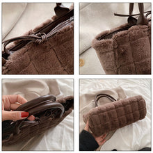 Load image into Gallery viewer, Women Handbags Overlarge Tote Bag Fluffy Soft Plush 22446