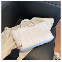 Load image into Gallery viewer, Women Handbags Overlarge Tote Bag Fluffy Soft Plush 22446