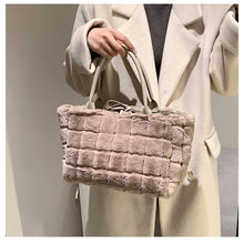Load image into Gallery viewer, Women Handbags Overlarge Tote Bag Fluffy Soft Plush 22446