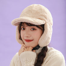 Load image into Gallery viewer, Women's Faux Fur Earflap Warm Bomber Hat Winter hat 22618