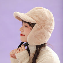 Load image into Gallery viewer, Women's Faux Fur Earflap Warm Bomber Hat Winter hat 22618