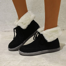 Load image into Gallery viewer, Women's Fuzzy Winter Bootie Warm House Shoes Outdoor Indoor 22S37