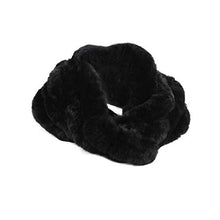 Load image into Gallery viewer, Fur Story FS17503 Women Real Fur Infinity Scarf Real Rex Rabbit Fur Warm Shawl Scarves
