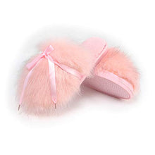 Load image into Gallery viewer, Fur Story FS20S10 Women's Faux Fur Slippers Memory Foam Cozy House Slipper Shoes Soft Flat Slide Sandals Indoor Outdoor
