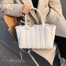 Load image into Gallery viewer, Women Handbags Overlarge Tote Bag Fluffy Soft Plush 22446