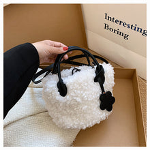 Load image into Gallery viewer, Fluffy Shoulder Bag Plush Handbag Tote Bag Ladies Messenger Bags 22430