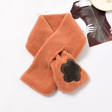Load image into Gallery viewer, Women's Winter Warm Cross Plush Scarf 22525