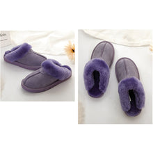 Load image into Gallery viewer, Women’s Memory Foam Slippers Faux Fur Lining House Shoes Indoor & Outdoor 22S35