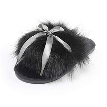 Load image into Gallery viewer, Fur Story Women's Faux Fur Slippers Soft Flat Slide Sandals Indoor Outdoor