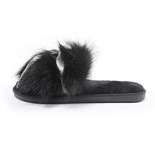 Load image into Gallery viewer, Fur Story Women's Faux Fur Slippers Soft Flat Slide Sandals Indoor Outdoor