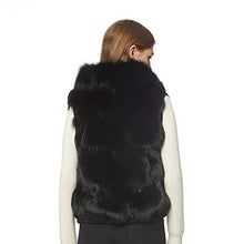 Load image into Gallery viewer, Fur story women's winter genuine fox fur warm sleeveless coat vest