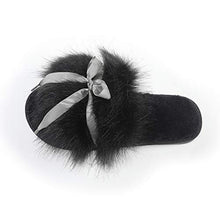 Load image into Gallery viewer, Fur Story Women's Faux Fur Slippers Soft Flat Slide Sandals Indoor Outdoor