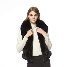 Load image into Gallery viewer, Fur story women's winter genuine fox fur warm sleeveless coat vest