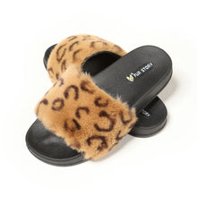 Load image into Gallery viewer, Furry Slides Sandals (Flat)