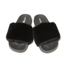 Load image into Gallery viewer, Furry Slides Sandals (Flat)
