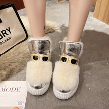 Load image into Gallery viewer, Women's Warm Fur Snow Winter Cute Comfortable Ankle Platform Boots 22S27